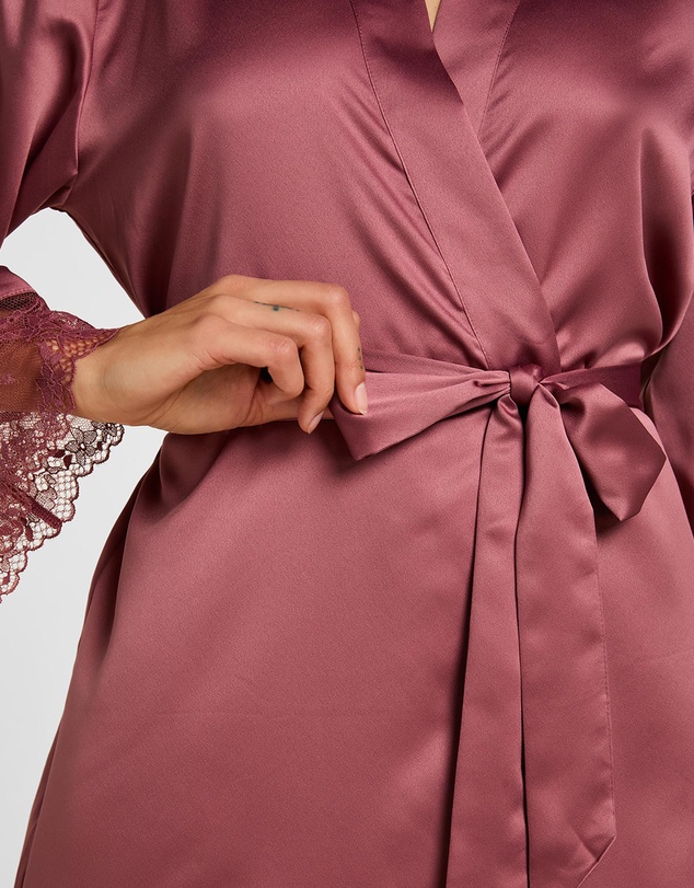 Hunkemoller - Satin Lace Naomi Kimono