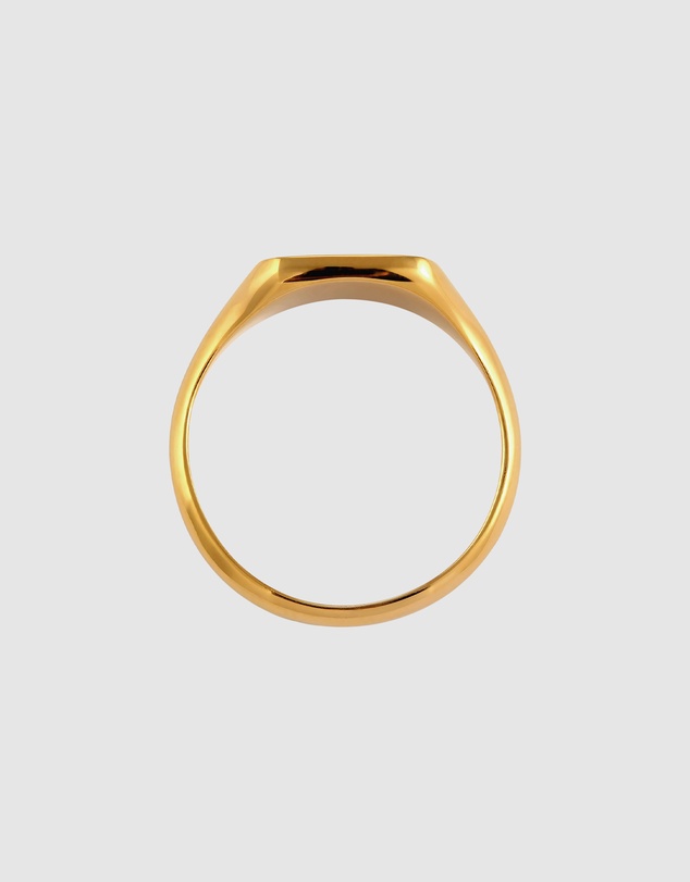 Kuzzoi - ICONIC EXCLUSIVE - Chunky Band Ring in Gold-Plated 925 Sterling Silver