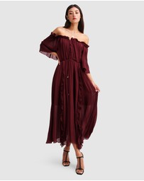 Belle & Bloom - Amour Amour Ruffled Midi Dress