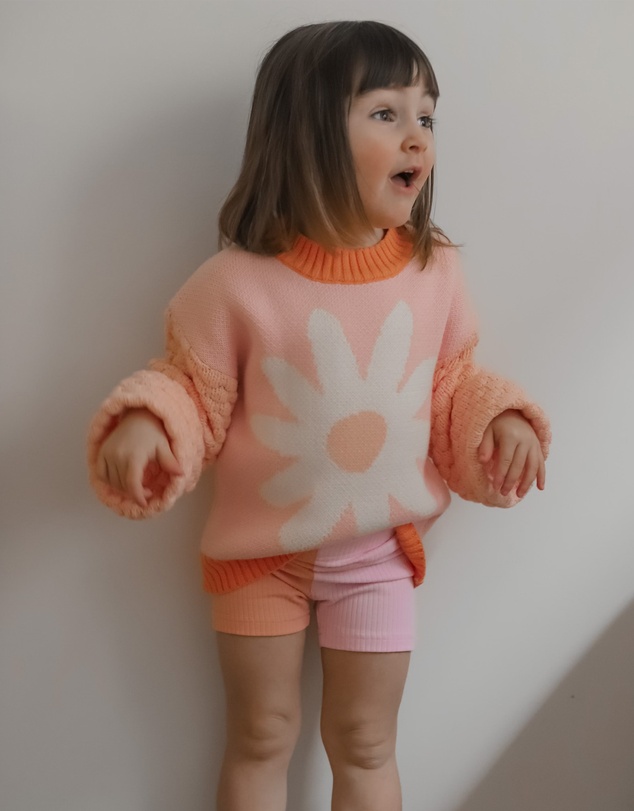 WITH LOVE FOR KIDS - Bike Shorts Wide Ribbed - Babies - Kids