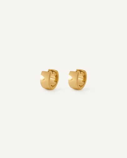 CENDRE - Maiya Huggie Earrings 18K Gold