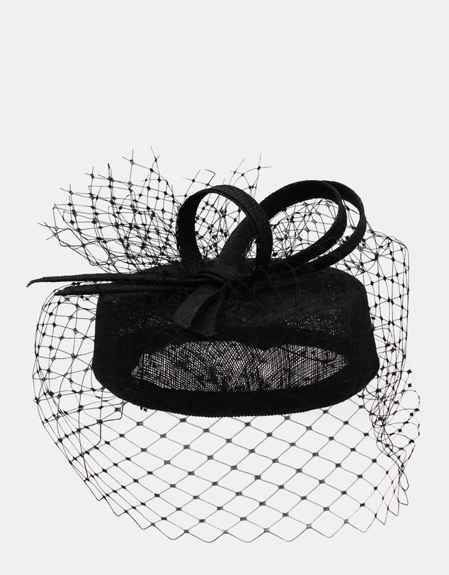 Morgan & Taylor - Cheryl Pillbox Hat in Black