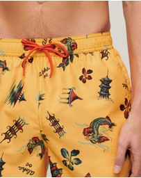 Superdry - Hawaiian Print Swim Shorts