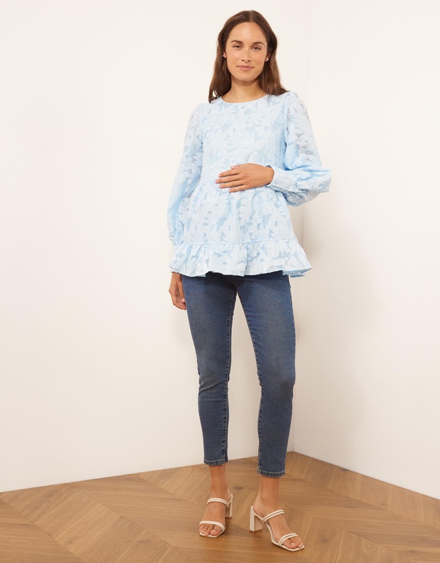 Atmos&Here Maternity  - Maternity Kaia Burnout Top
