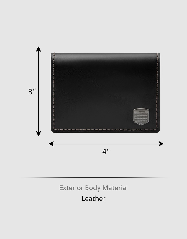Fossil - Hayes Black Wallet