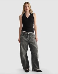 Decjuba - D-Luxe Ribbed Scoop Tank