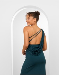 Pilgrim - Corinne One Shoulder Cowl Gown