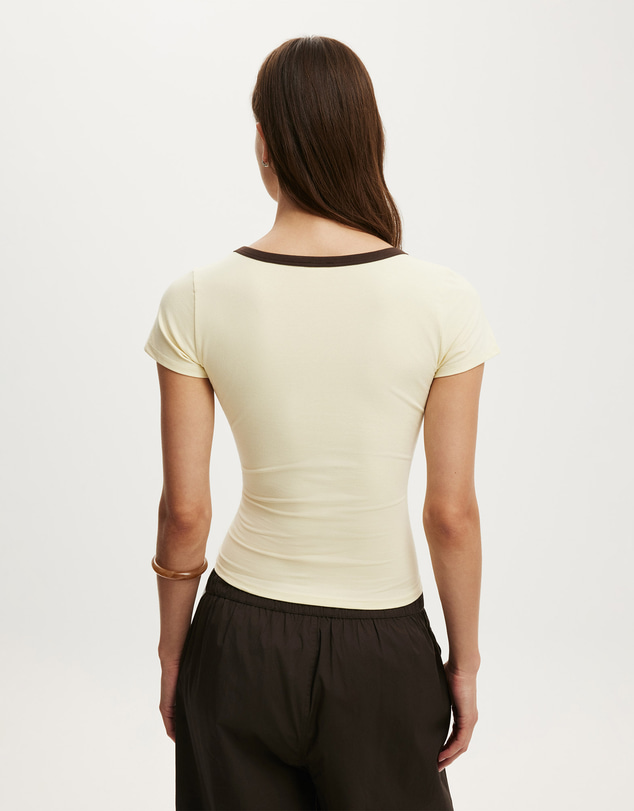 Cotton On - Everyday Smooth Scoop Neck Tee