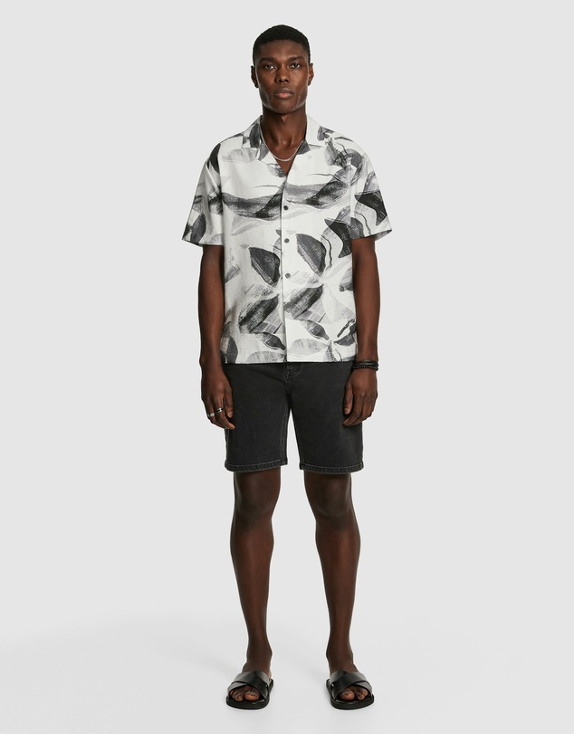 yd. - Foster Print Shirt