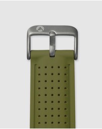 Maxum - Raglan Band Green Silicone Strap Gunmetal Buckle