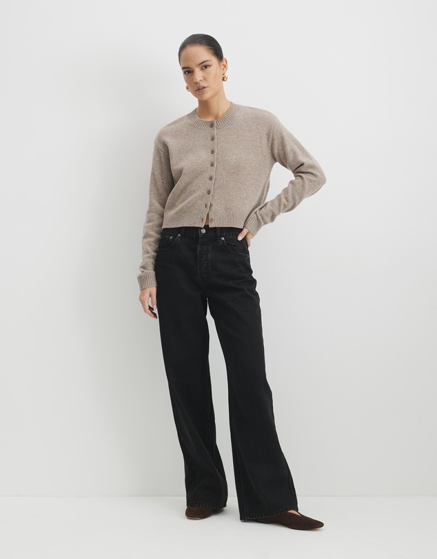 AERE - Sadie Merino Wool Cardigan