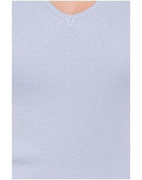 Petal & Pup - Tori Side Cinch Knitted Top - Light Blue