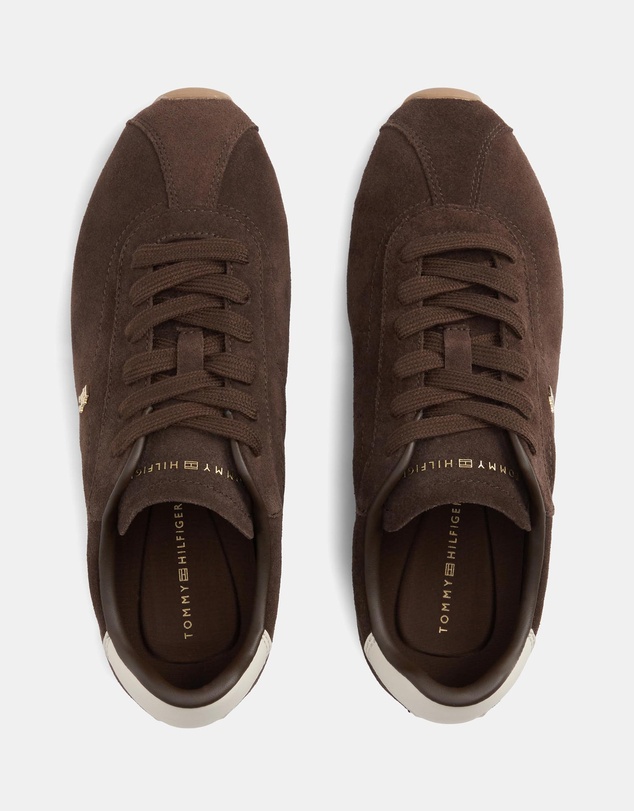 Tommy Hilfiger - TH Bella Low Profile Suede Trainers - Women's