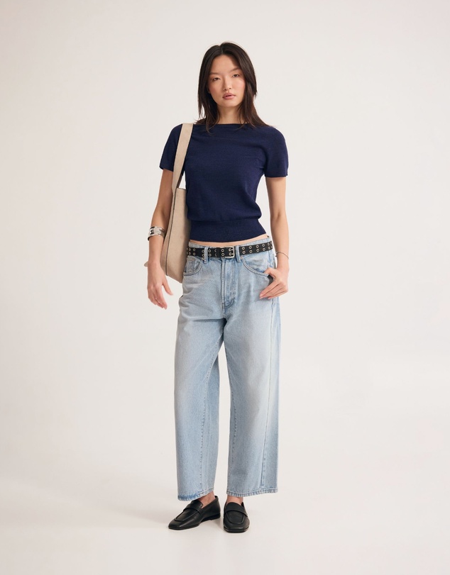 Oxford - Grace Short Sleeve Merino Knit
