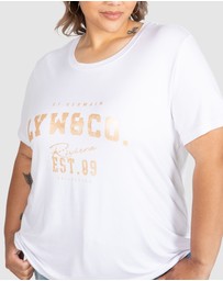 Love Your Wardrobe - LYW & Co Foil Print Tee