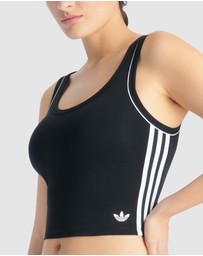 adidas Originals - Adicolor Comfort Flex Cotton Padded Cami Crop Top