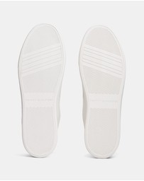 Tommy Hilfiger - Leather Cupsole Sneakers - Women's