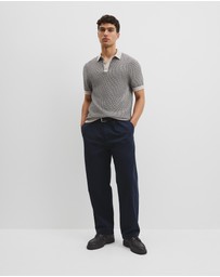 Country Road - Australian Cotton Textured Knit Polo