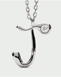 PDPAOLA - Initial 2026 J Silver Pendant Necklace