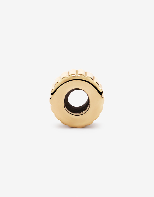 Michael Hill - Ribbed Pendant Spacer in 18kt Gold Vermeil