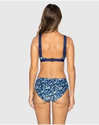 Nip Tuck Swim - Navy Episodic Martha Bikini Top