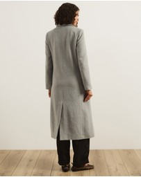 Atmos&Here - Rhiannon Wool Blend Tailored Coat