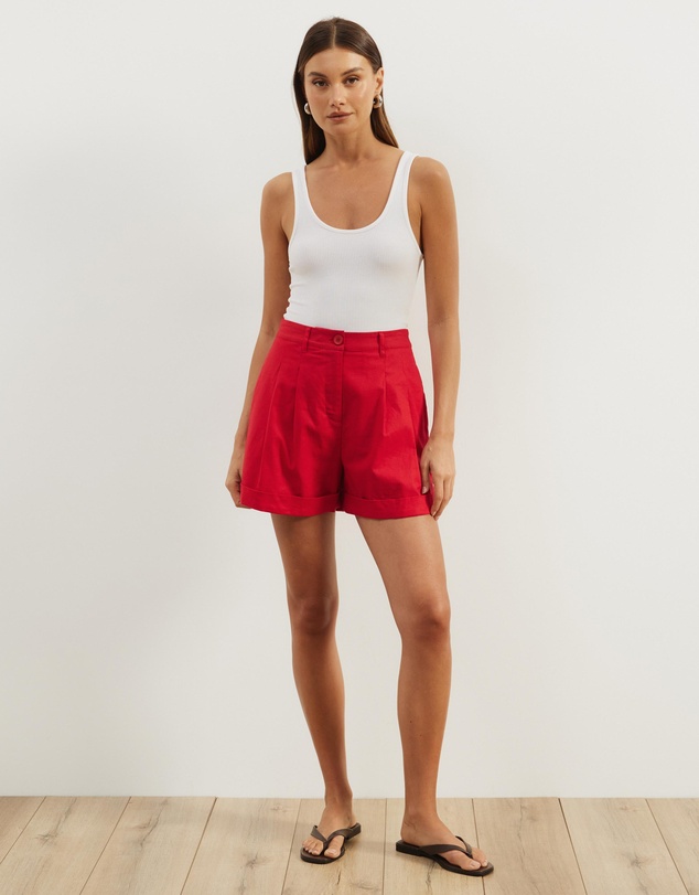 Atmos&Here - Isla Linen Blend Shorts