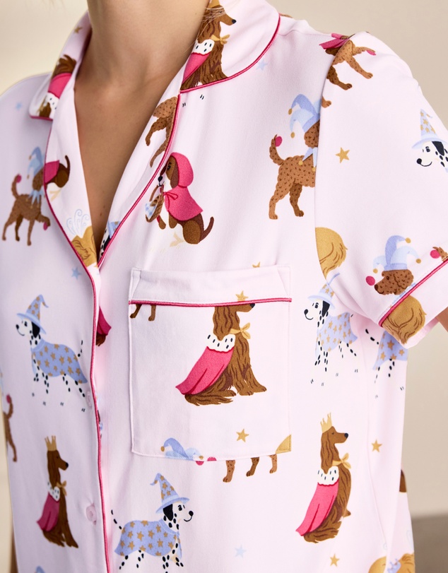 Chelsea Peers - Fairy Tale Dogs Short Pyjama Set