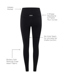 Lorna Jane - Lotus No Chafe Phone Pocket Full Length Leggings