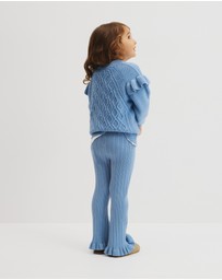 Country Road - Organically Grown Cotton Blend Rib Knit Pant