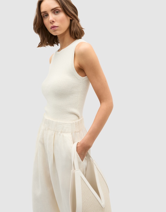 Seed Heritage - Textured Cotton Knit Top