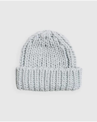 Belle & Bloom - Winter's Kiss Beanie - Light Grey