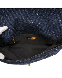 Pre-Loved by Azura Reborn - Pre-Loved Large Chevron Tweed Sequin 19 Flap