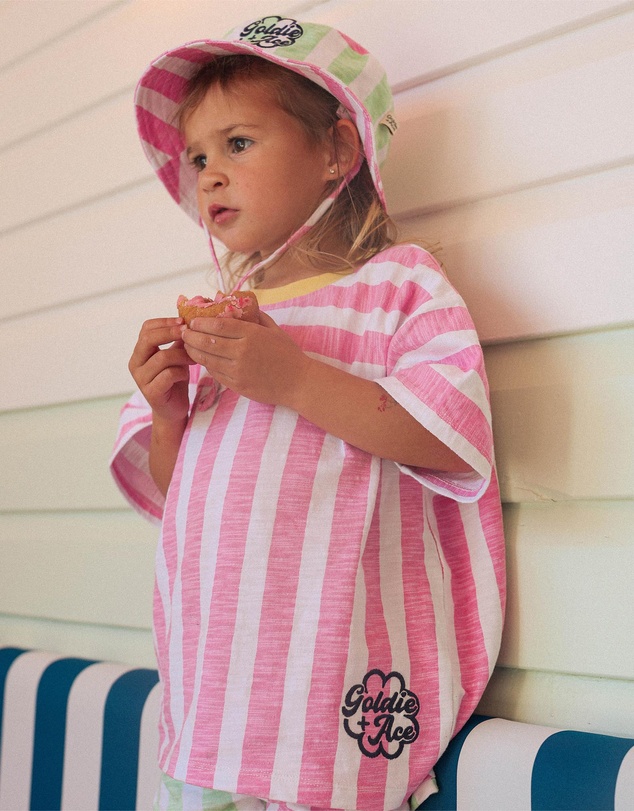 Goldie + Ace - Flick Flack Stripe Tee - Babies-Kids