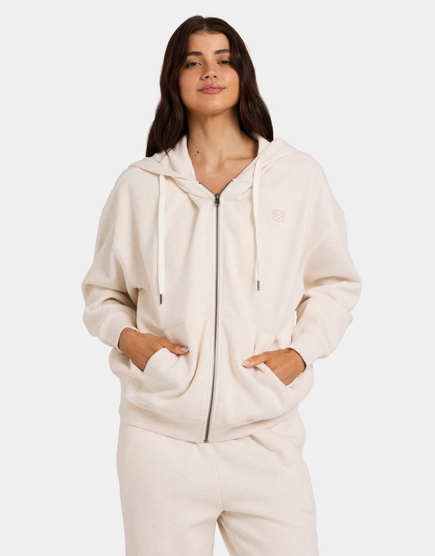 Billabong - Womens Wave Essentials Zip Pullover Hoodie