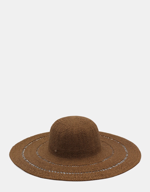 Morgan & Taylor - Blaise Woven Straw Sun Hat in Brown