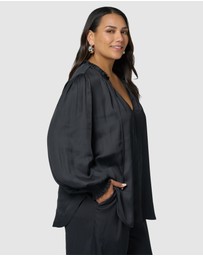Pink Dusk by Curve Project - Feels Like The First Time Blouse