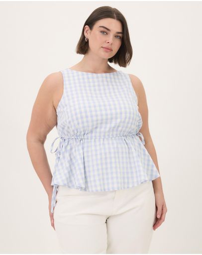 Blue & White Gingham