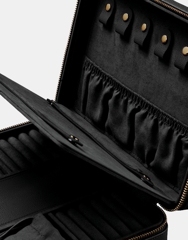 Wolf - WOLF Lauren Large Zip Case Black