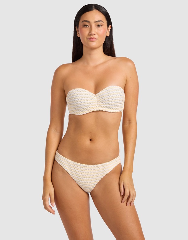 Seafolly - Mesh Effect Bustier Bandeau Bikini Top