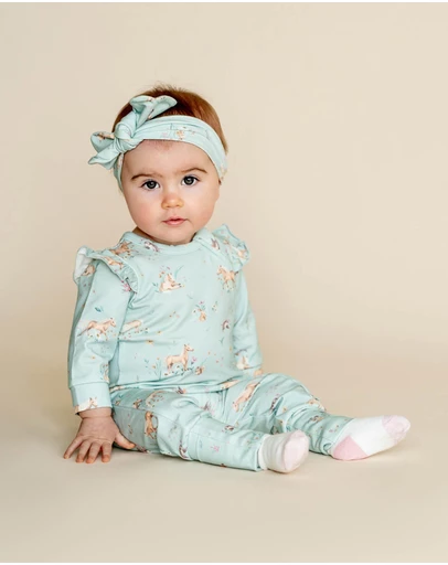 Bebe by Minihaha - Winnie Organic LS Zipsuit - Babies