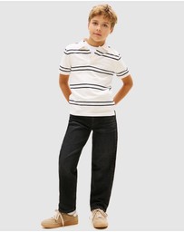 Tommy Hilfiger - Embossed Graphic Polo Shirt - Kids