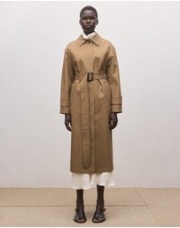 M.N.G - Cotton Trench Coat With Belt