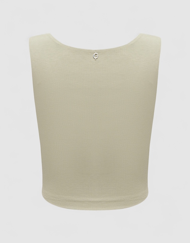 GUESS - Aimee Short Sleeve Jewel Draped Top