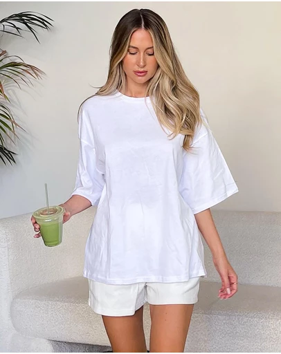 Dazie - The Classic Organic Cotton Oversized Tee