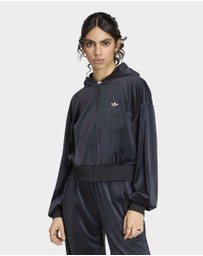 adidas Originals - ESSENTIALS VELOUR TRACK TOP Womens