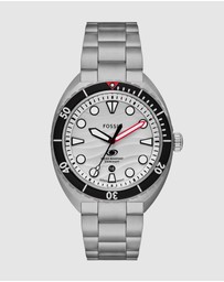 Fossil - Breaker Silver Analogue Watch
