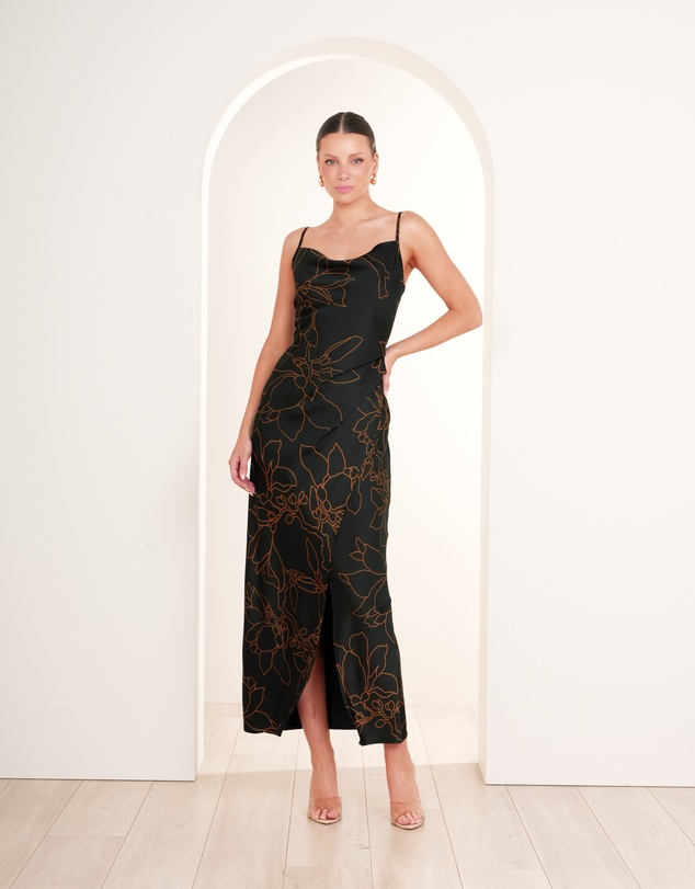 Pilgrim - Elicia Cowl Neck Maxi Dress