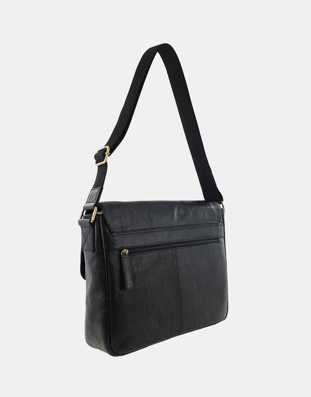 Pierre Cardin - Pierre Cardin Men's Leather Classic Messenger/Computer Bag