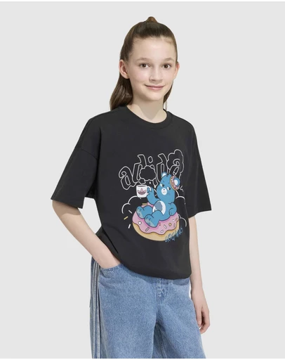 adidas Originals - Adidas Care Bears Slim 3 Stripes Tee - Kids-Teens